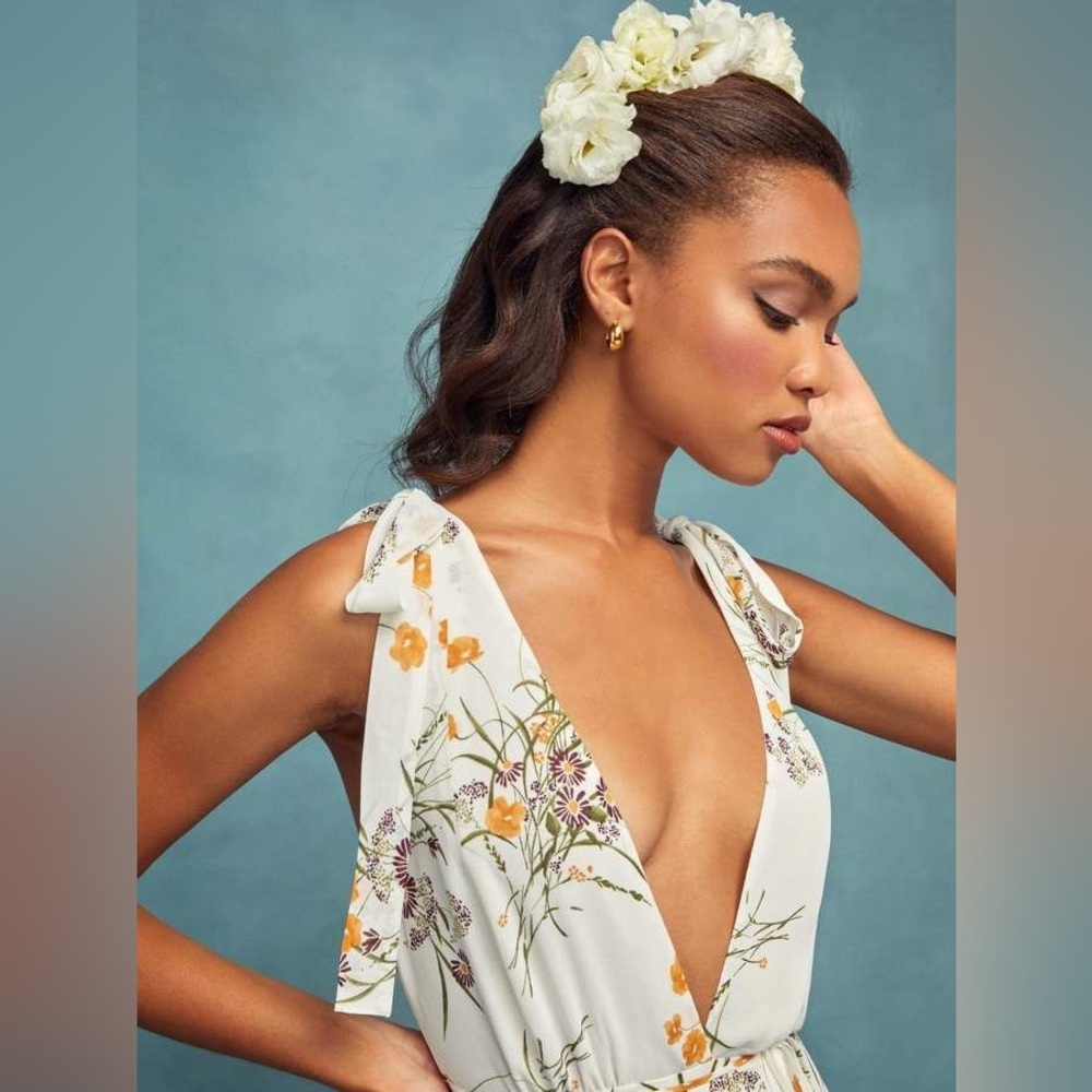 Reformation Chardonnay Maxis Dress in Princess